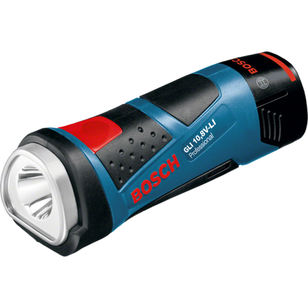 Фенер Bosch акумулаторен ръчен без батерия и зарядно, 12 V, 80 lm, 20 IP, GLI 12V-80