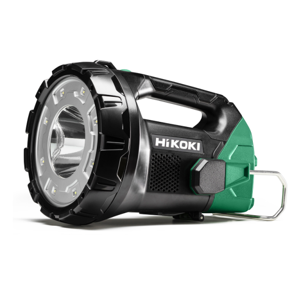 LED фенер HiKOKI – Hitachi акумулаторен ръчен без батерия и зарядно, 14.4/18 V, 2500 lm, 54 IP, UB18DA