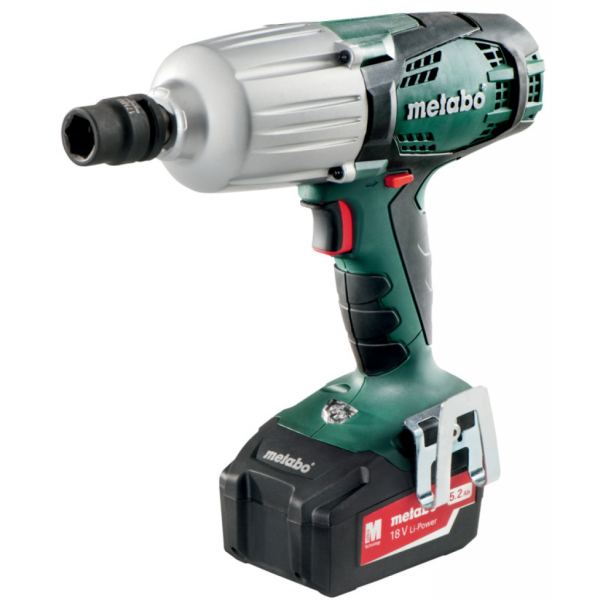 Гайковерт акум. ударен 600 Nm METABO SSW 18 LTX 600 2X5.2AH