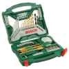 Комплект битове Bosch със свредла със свредла 1/4", 70 бр., X-Line Titanium