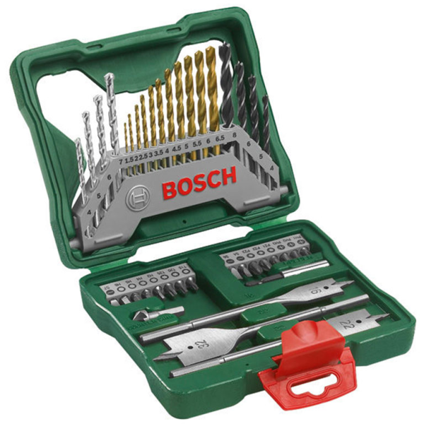 Комплект битове Bosch със свредла със свредла 1/4″, 40 бр., X-Line