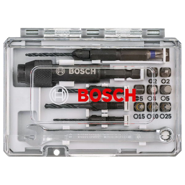 Комплект битове Bosch със свредла със свредла 1/4″, 20 бр.