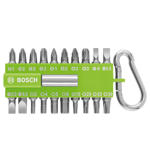 Накрайници битове комплект Bosch PH/PZ/TX с магнитен държач 21 бр.