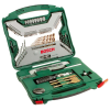 Комплект битове Bosch със свредла със свредла 1/4", 100 бр., X-Line Titanium