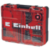 Акумулаторна ударна бормашина Einhell Power X-Change TE-CD 18/2 Li-i +64 (2x2,0 Ah), 2 броя батерии 2 Ah, куфар с 64 броя аксесоари - Image 2