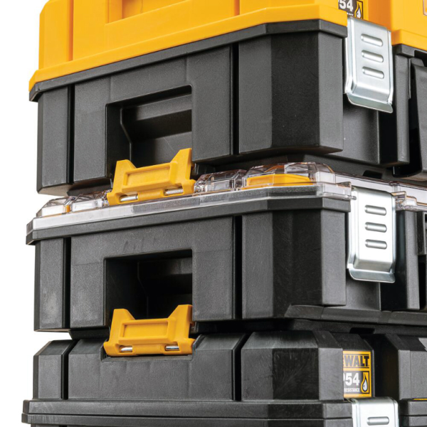 Куфар DeWALT за инструменти пластмасов на колела 635х512х512 мм, 50 кг, черен, TSTACK IP54
