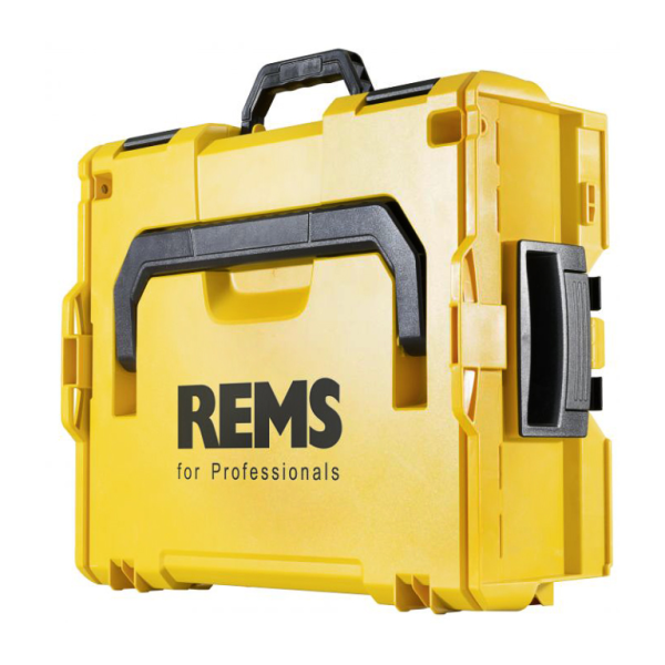 Куфар REMS за пресовъчни клещи 220х370х160 мм, жълт, L-Boxx