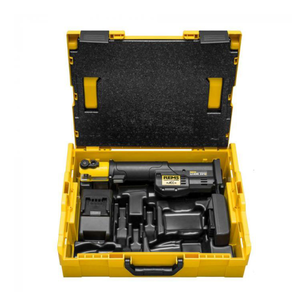 Куфар REMS за пресовъчни клещи 220х370х160 мм, жълт, L-Boxx