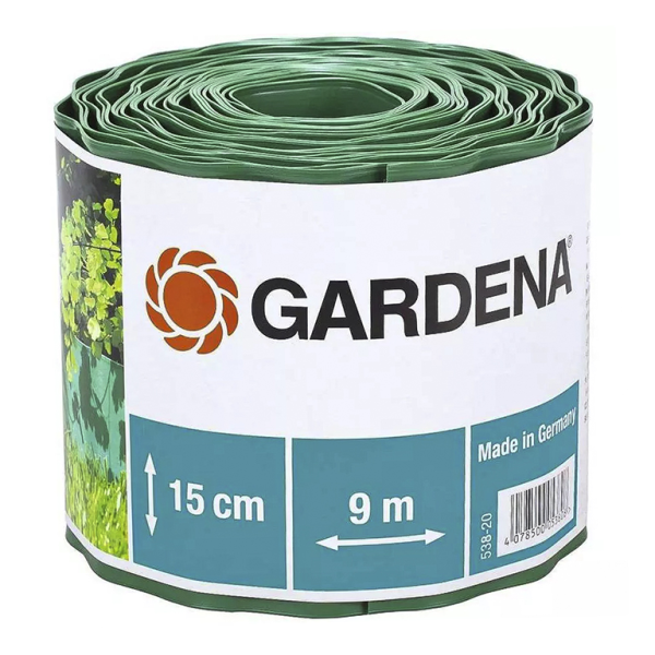 Лента ограничителна Gardena за оформяне на тревни площи зелен