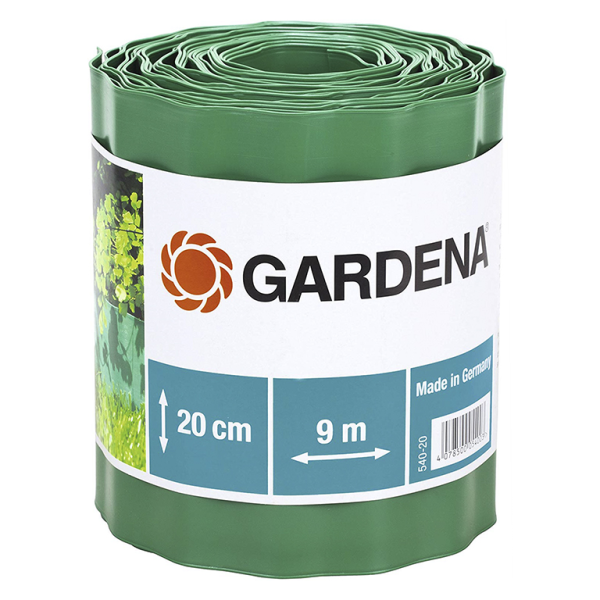 Лента ограничителна Gardena за оформяне на тревни площи зелена