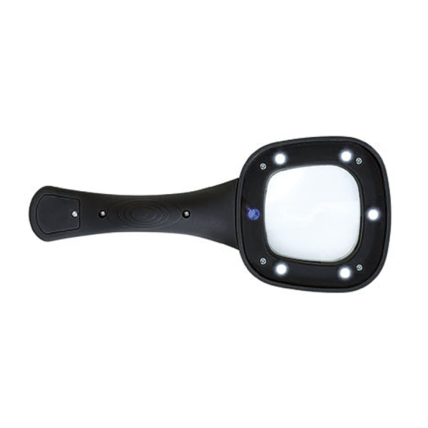 Лупа Fervi ръчна с LED осветление 50 мм, 3х, L006