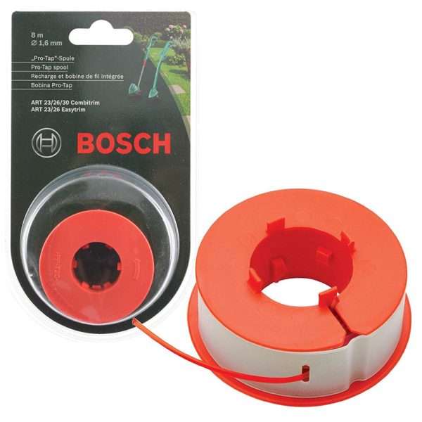 Макара Bosch за тример комплект с корда 2х4 м, 1.6 мм, за ART 23 Easytrim, ART 23/26/30 Combitrim