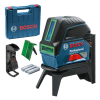 Нивелир лазерен комбиниран Bosch с 2 линии и 2 точки 15 м, 0.3 мм/м, GCL 2-15 G