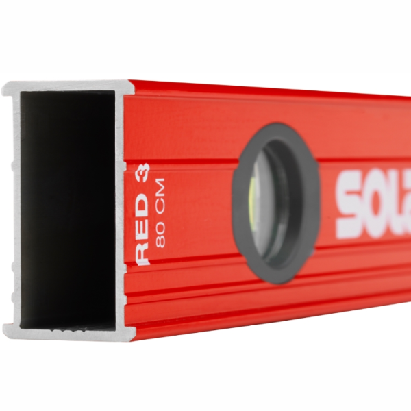 Нивелир алуминиев кутия Sola Box Level 1000 мм, 0.3 мм/м, RED 3 100