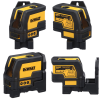Нивелир лазерен комбиниран DeWALT с 2 линии и 2 точки 15 м, 0.3 мм/м, DW0822 - Image 4