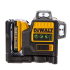 Нивелир лазерен линеен DeWALT с 3 лъча батерия и зарядно, 30 м, 60 м, 0.3 мм/м, DCE089D1G - Image 2
