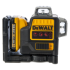 Нивелир лазерен линеен DeWALT с 3 лъча батерия и зарядно, 30 м, 50 м, 0.3 мм/м, DCE089D1R - Image 3