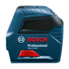 Нивелир лазерен линеен Bosch с 2 лъча 10 м, 0.3 мм/м, GLL 2-10 - Image 2