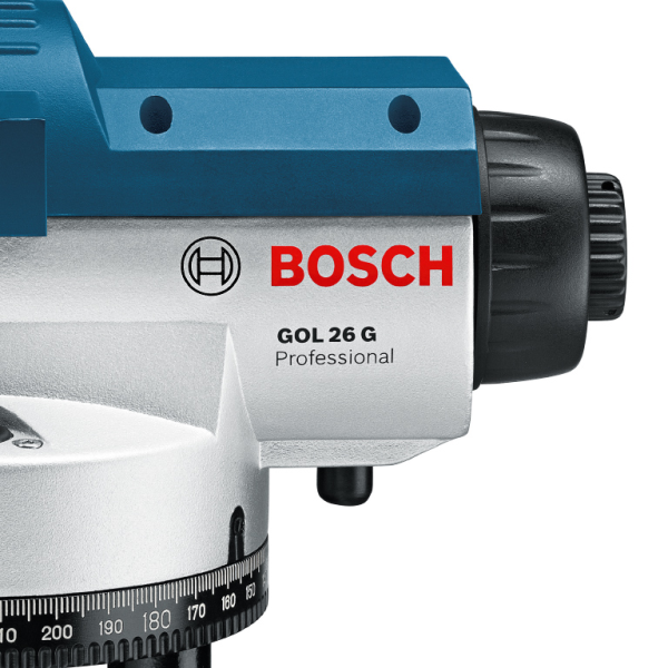 Нивелир оптичен Bosch 26х, 100 м, 0.053 мм/м, GOL 26 G