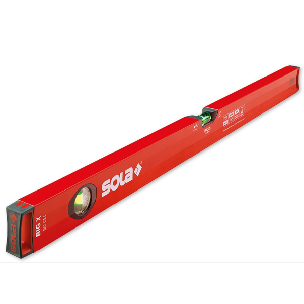 Нивелир алуминиев кутия Sola Box Level 800 мм, 0.5 мм/м, BIG X 80