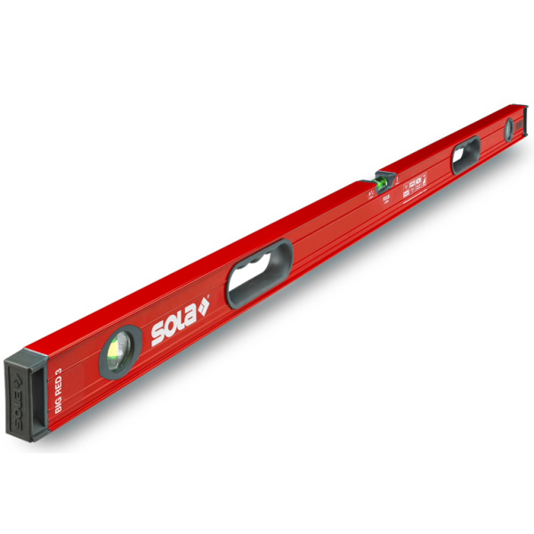 Нивелир алуминиев кутия Sola Box Level 2000 мм, 0.3 мм/м, Big Red 3 200
