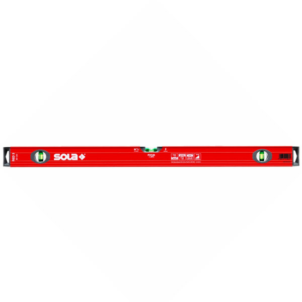 Нивелир алуминиев кутия Sola Box Level 800 мм, 0.3 мм/м, RED 3 80