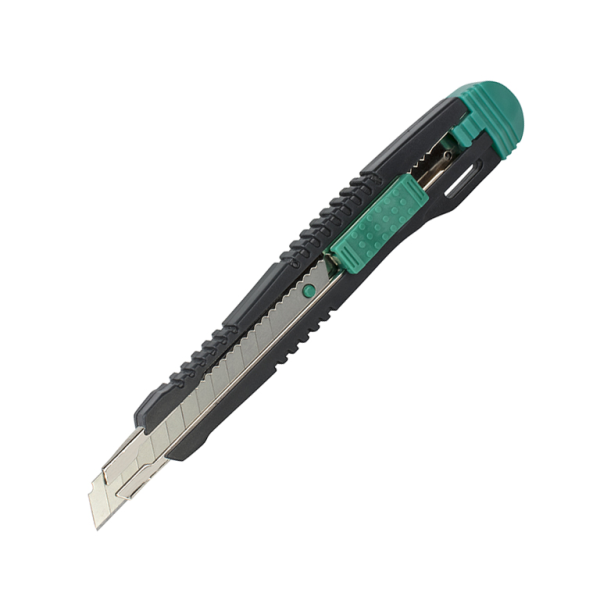 Нож макетен Wolfcraft пластмасов с 2 бр. резервни остриета 9 мм