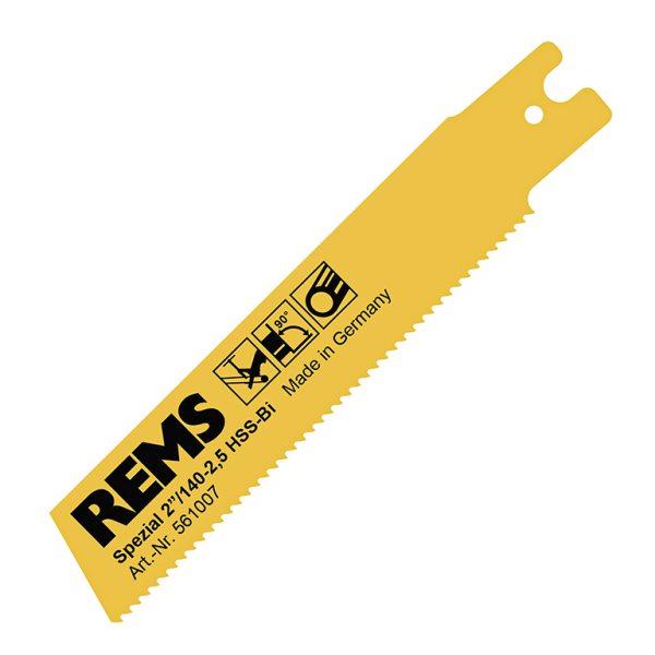 Нож за саблен трион REMS за метал 140 мм, 2.5 TPI, 2″/140-2.5