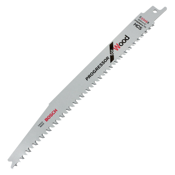Нож Bosch за саблен трион за дърво 200 мм, 2.5-4.3 TPI, S 2345 X