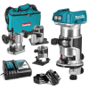 Оберфреза Makita комбинирана акумулаторна Li-Ion
