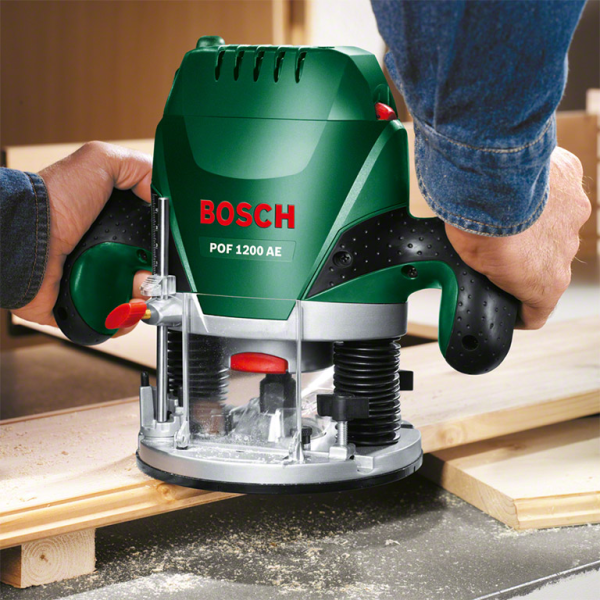 Оберфреза Bosch ръчна 1200 W, 11 000-28 000 об./мин, ф 6-8 мм, POF 1200 AE
