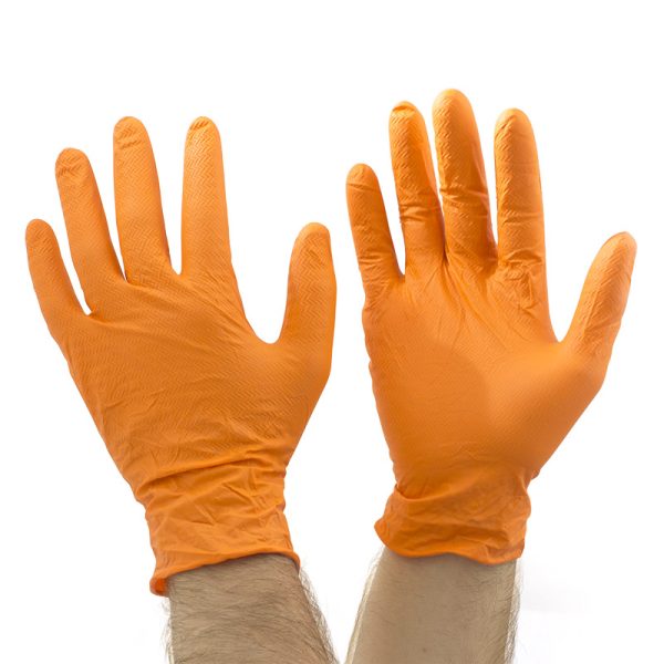 Ръкавици GRIPPER ORANGE нитрил оранжеви