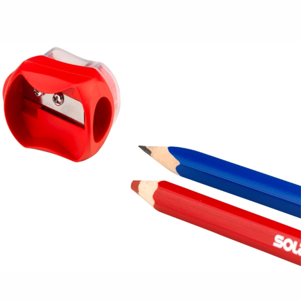 Острилка Sola за моливи 50 мм, червена, BSP