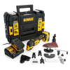 Осцилатор многофункционален DeWALT акумулаторен с 2 батерии и зарядно, 18 V, 5 Ah, 0-20 000 вибр./мин, DCS356P2