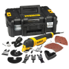 Осцилатор многофункционален DeWALT електрически 300 W, 0-22 000 вибр./мин, DWE315KT