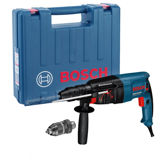 Перфоратор Bosch електрически SDS-plus, 800 W, 2.7 J, GBH 2-26 DFR