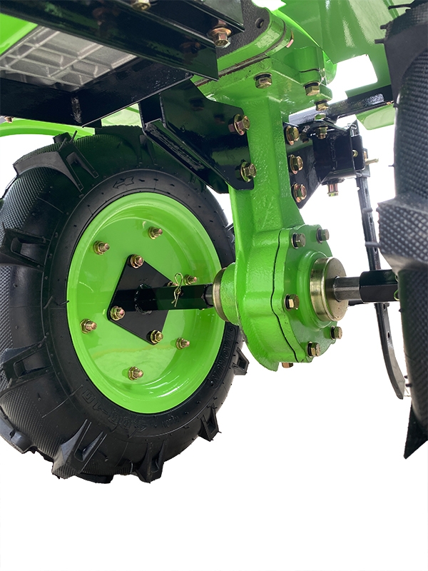 Мотоблок ТУНДЖА 8500К PROFI, 7 hp, гуми 4х10, фар и инвентар
