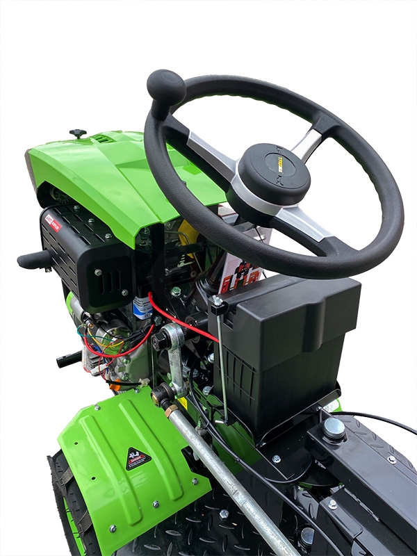 Дизелов четириколесен мотоблок ТУНДЖА 300ДЕ, 12 hp, гуми 19/7-8