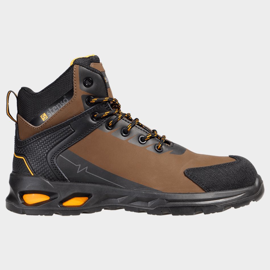 Работни обувки RULER MID O2 SR BROWN/BLACK