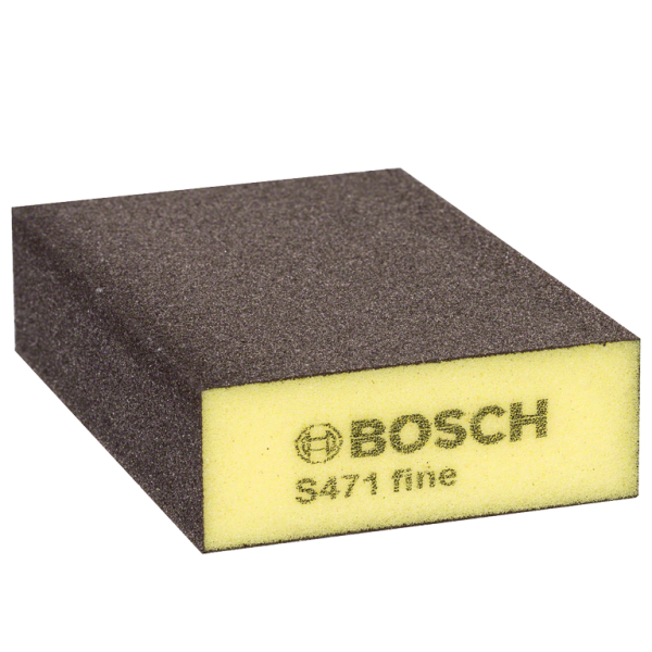 Шкурка Bosch върху гъба за ръчно шлайфане 97х69 мм, S471 Best for Flat & Edge