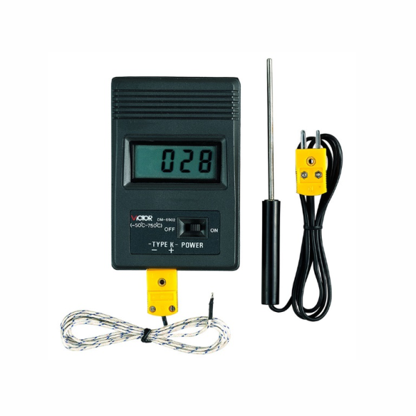 Термометър дигитален Fervi със сонда за готвене на храна от -50 до +1100 °C, T054