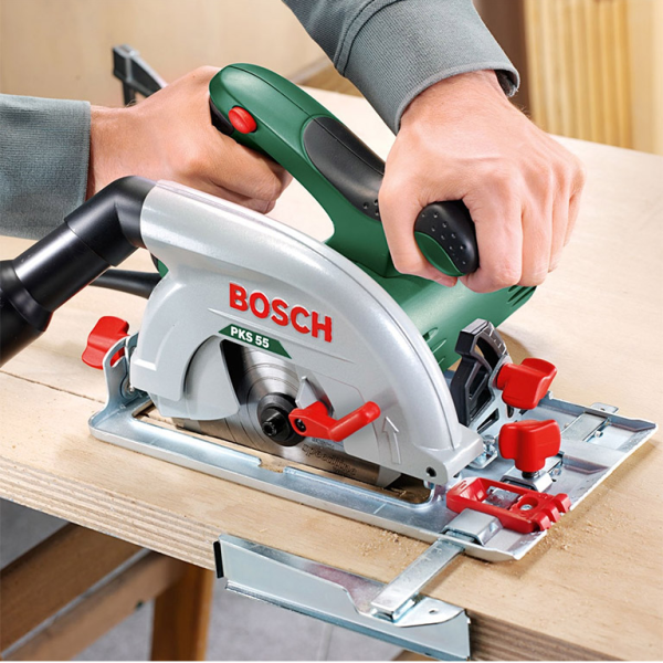 Циркуляр Bosch електрически 1200 W, ф 160 мм, PKS 55