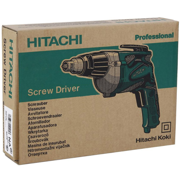 Винтоверт HiKOKI – Hitachi електрически 620 W, 9 Nm, 1/4″, шестостен, 6.35 мм, W6VM